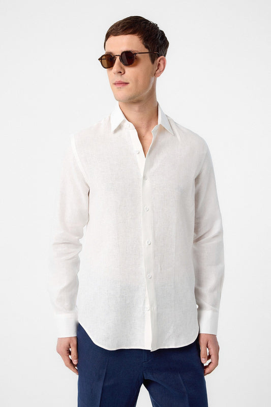 Antioch 100% Keten Comfort Fit Erkek Gömlek