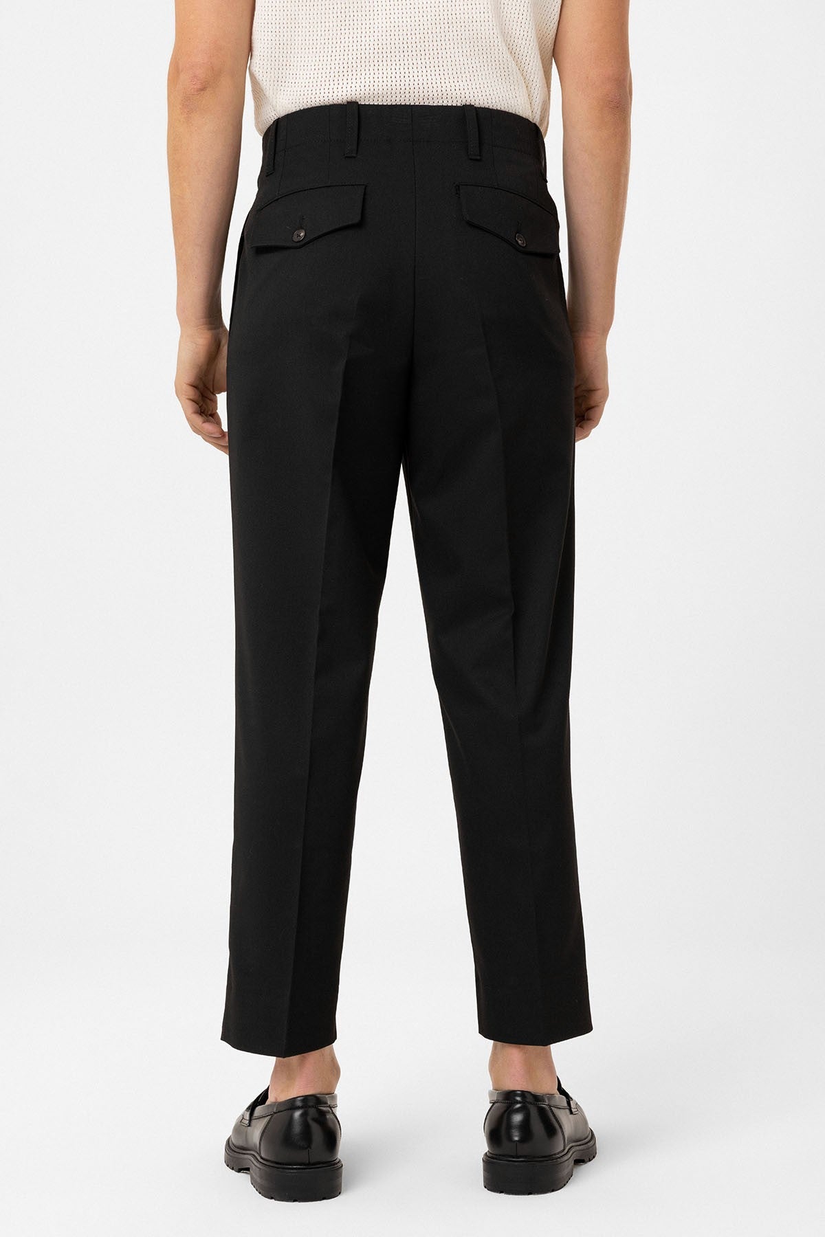 Yüksek Bel Straight Fit Erkek Pantolon