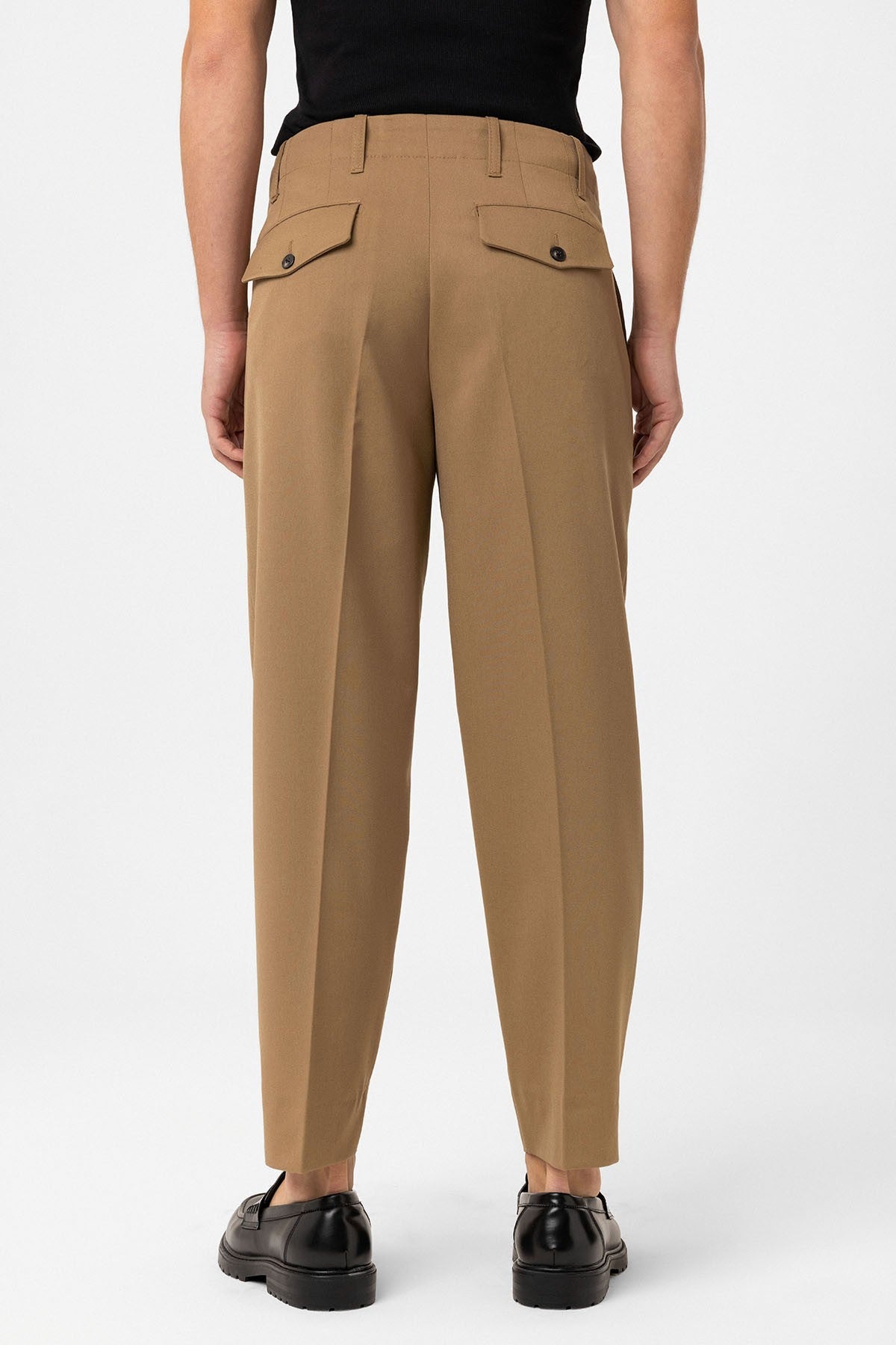 Yüksek Bel Straight Fit Erkek Pantolon