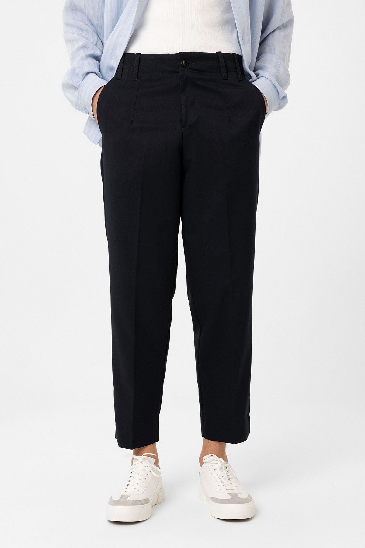 Yüksek Bel Straight Fit Erkek Pantolon