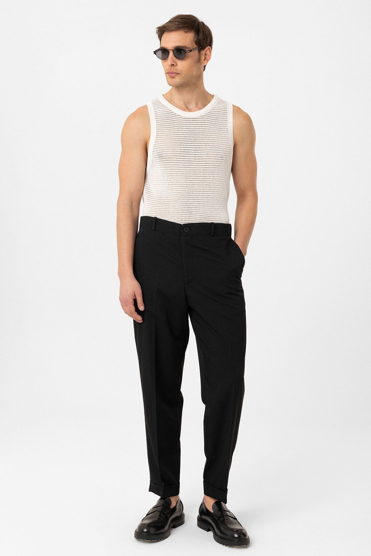 Antioch Yüksek Bel Straight Fit Erkek Pantolon