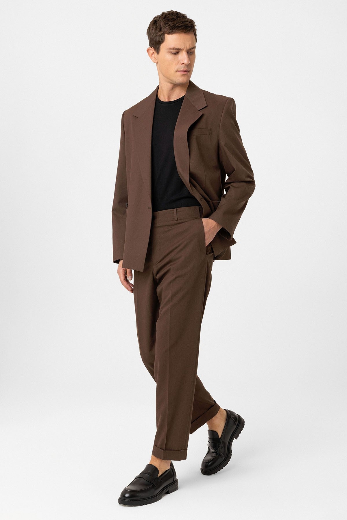 Antioch Yüksek Bel Straight Fit Erkek Pantolon