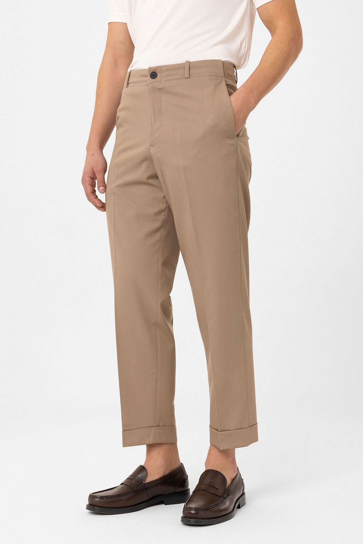Antioch Yüksek Bel Straight Fit Erkek Pantolon