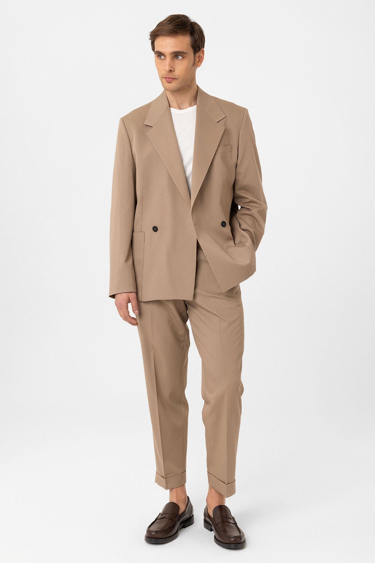 Antioch Yüksek Bel Straight Fit Erkek Pantolon