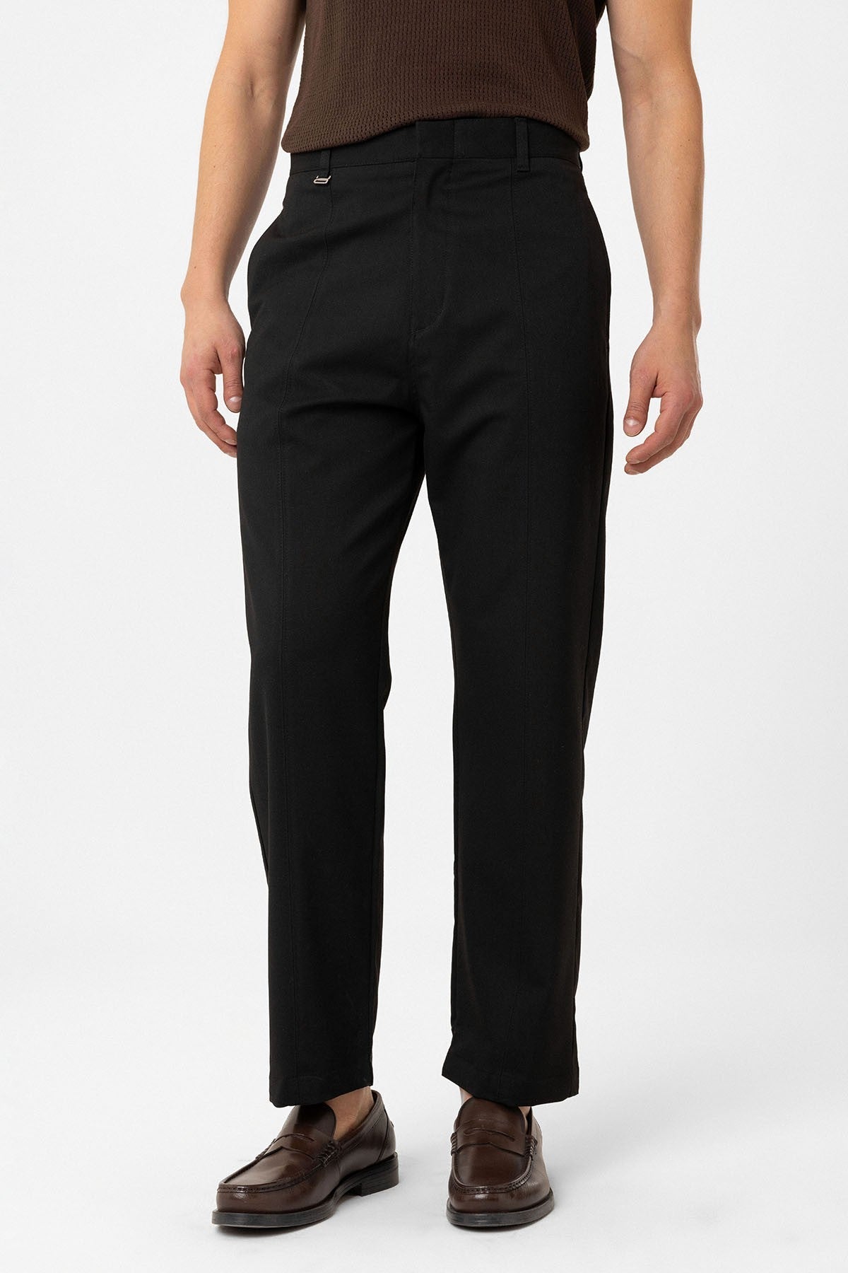 Antioch Siyah Straight Fit Erkek Pantolon