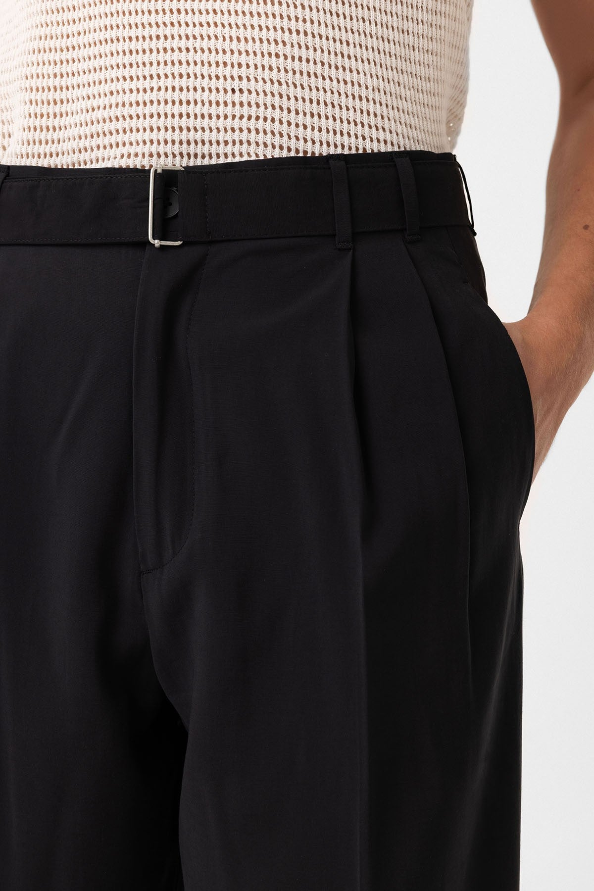 Antioch Modal Kumaş Relax Fit Kemerli Erkek Pantolon