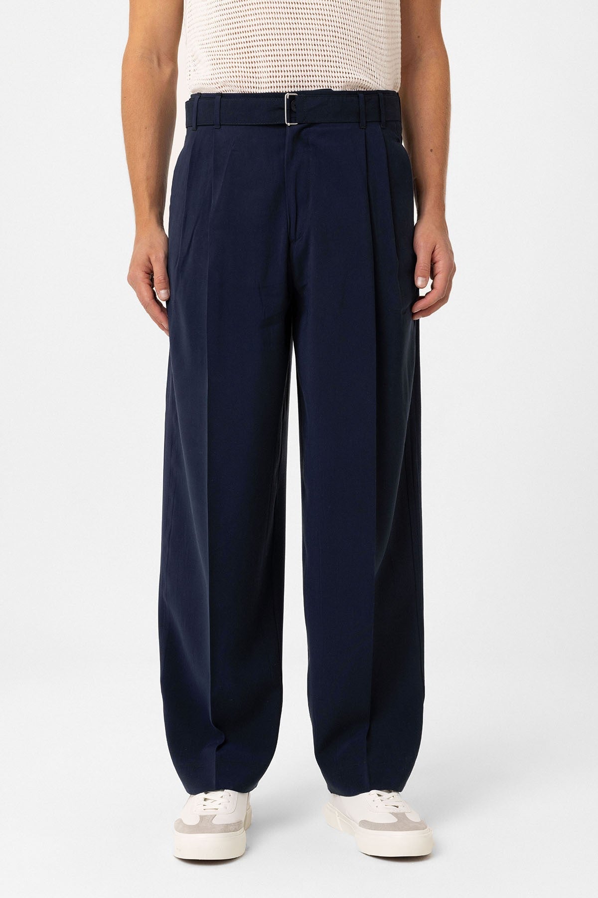 Antioch Modal Kumaş Relax Fit Kemerli Erkek Pantolon