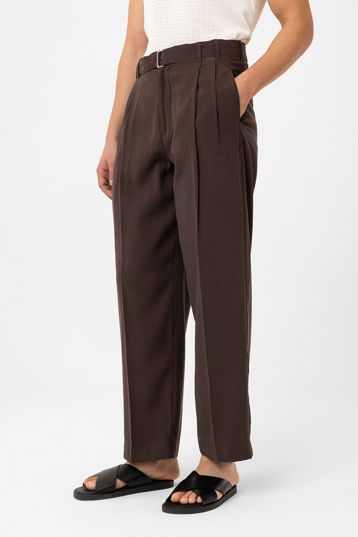 Antioch Modal Kumaş Relax Fit Kemerli Erkek Pantolon