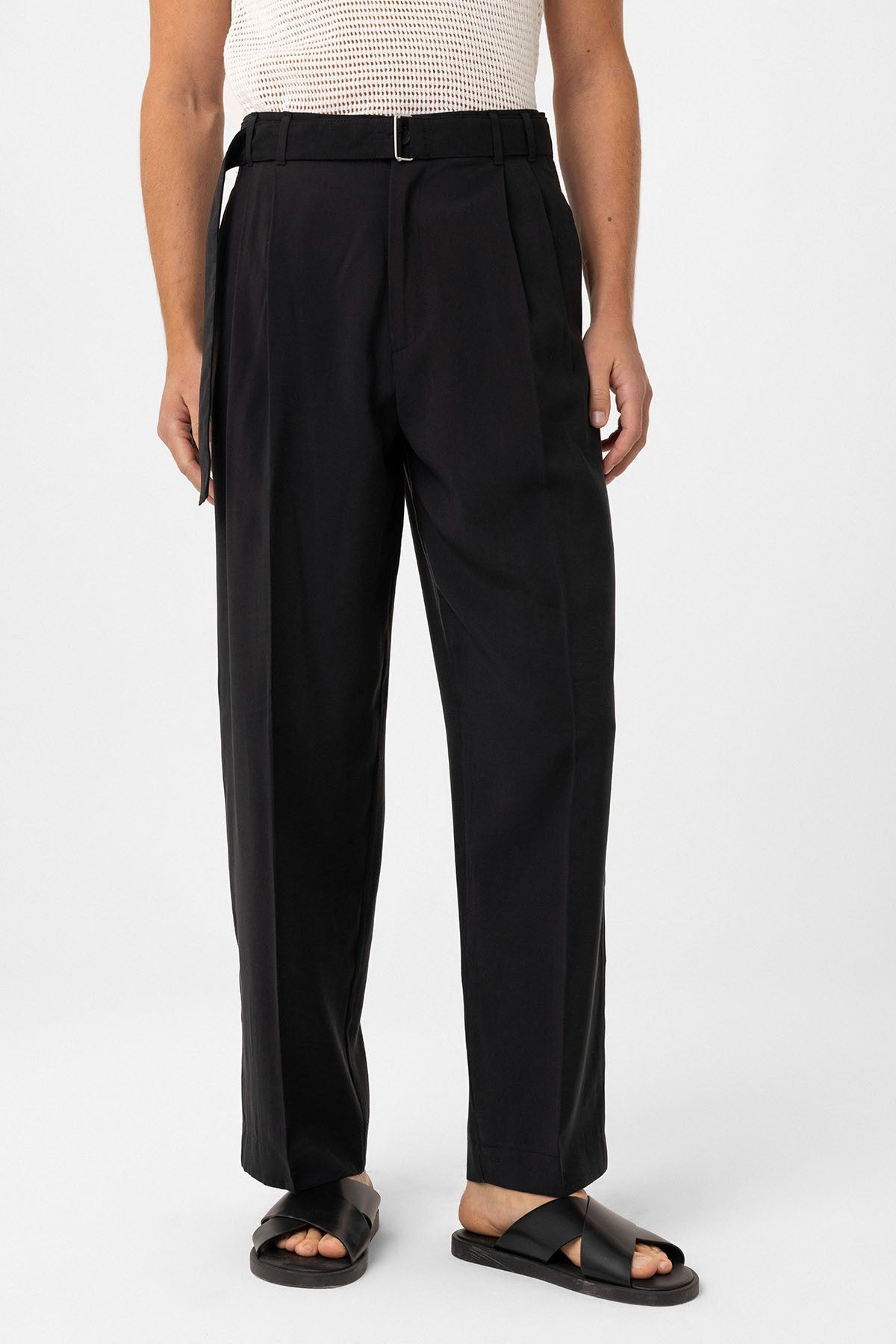 Antioch Modal Kumaş Relax Fit Kemerli Erkek Pantolon
