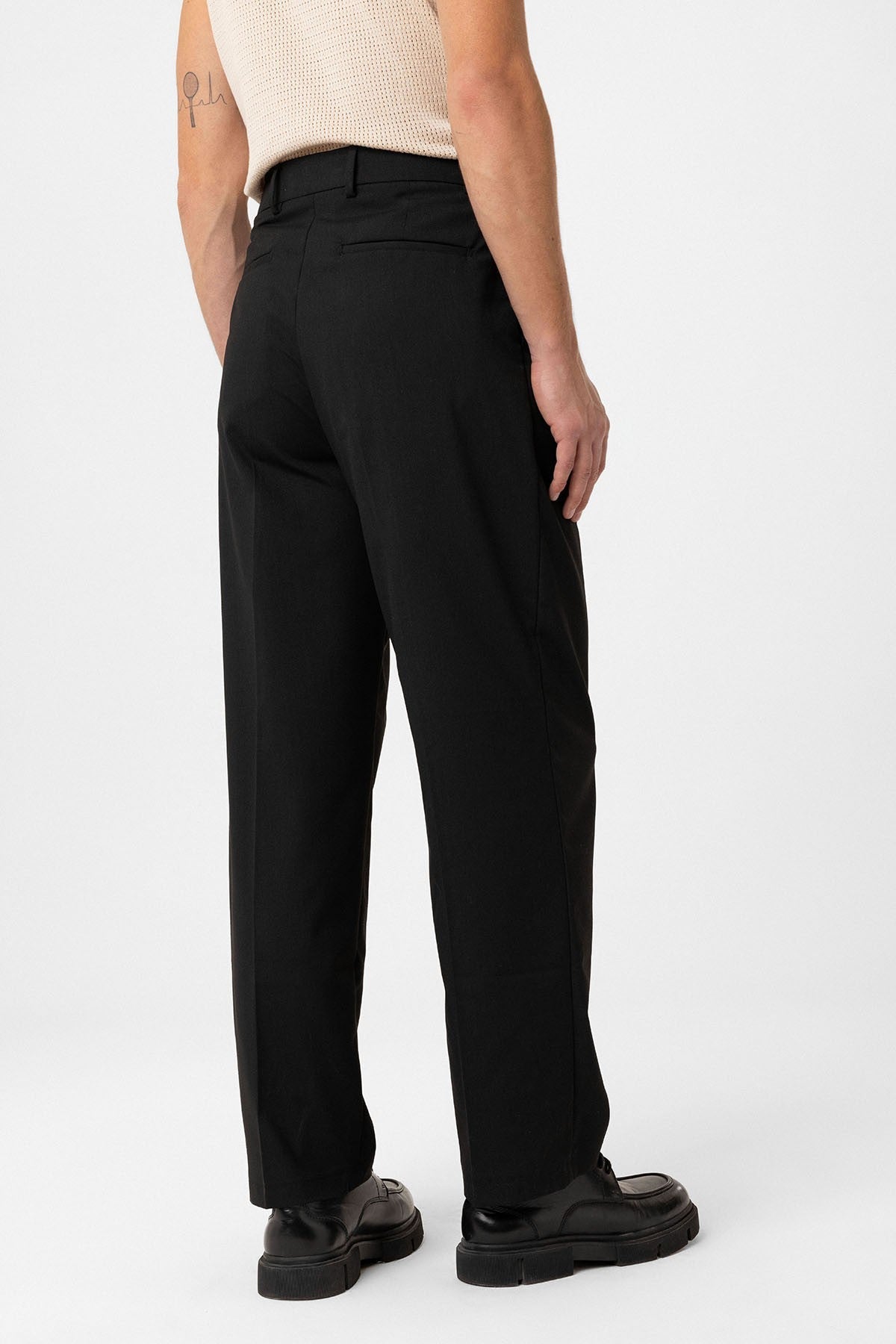Çift Pileli Baggy Fit Erkek Pantolon