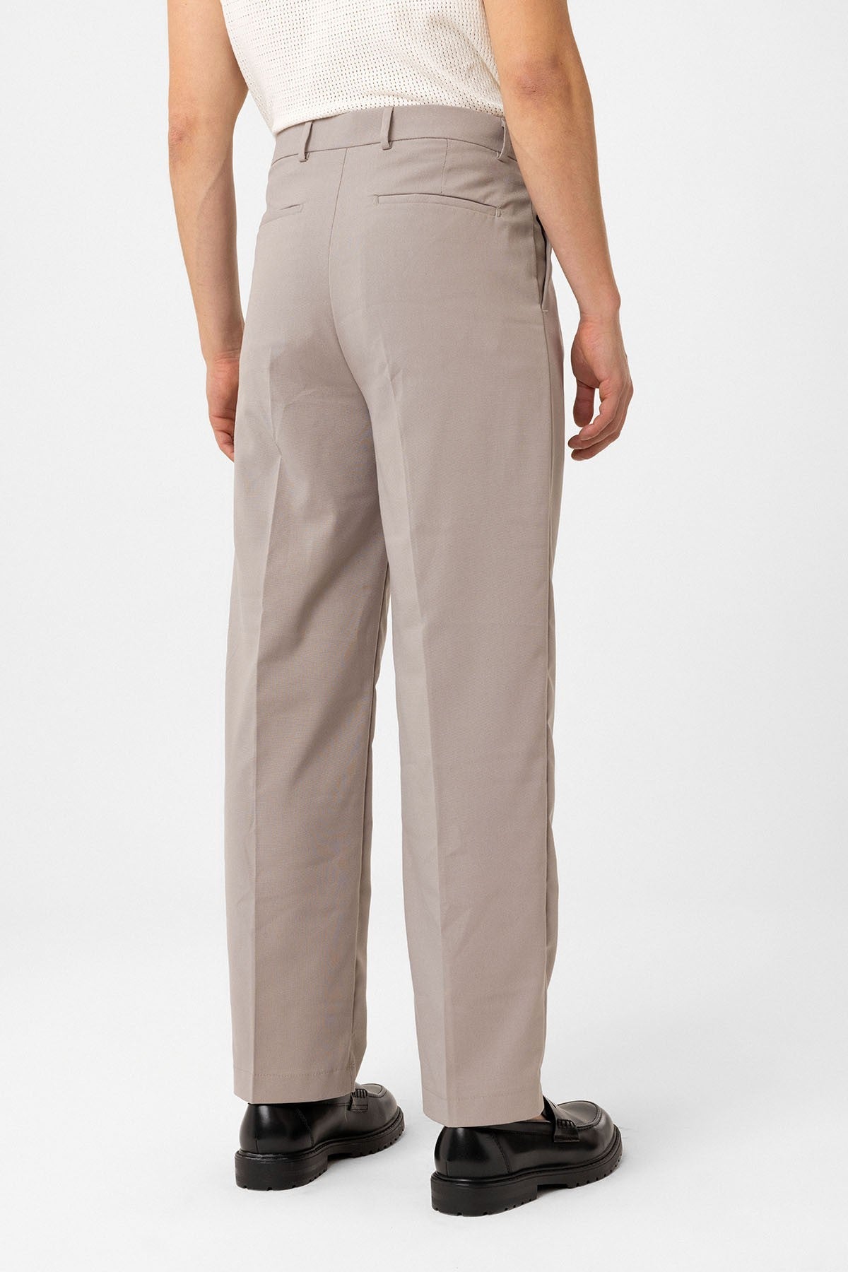 Çift Pileli Baggy Fit Erkek Pantolon