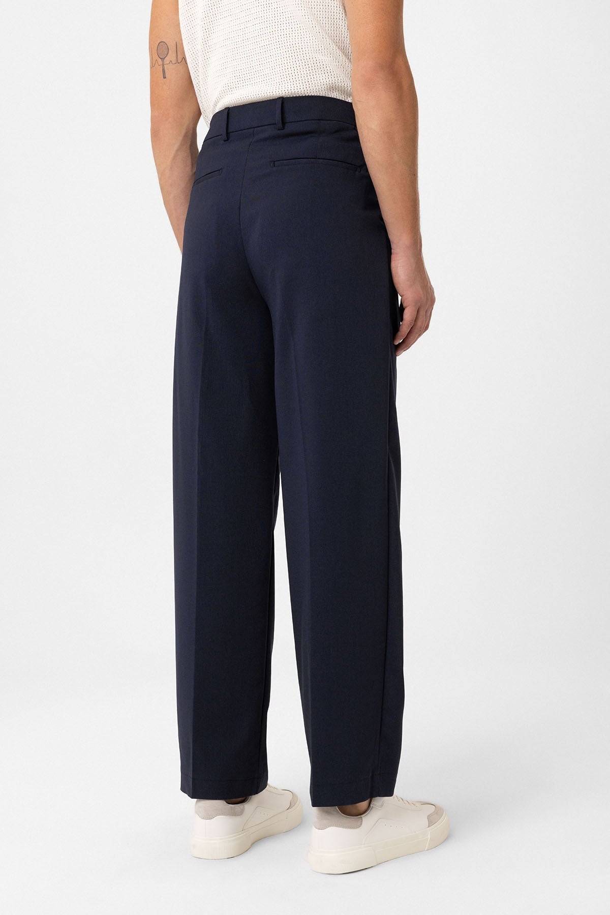 Çift Pileli Baggy Fit Erkek Pantolon