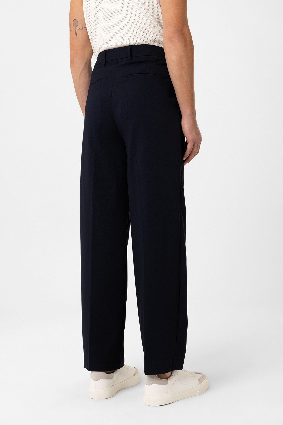 Çift Pileli Baggy Fit Erkek Pantolon