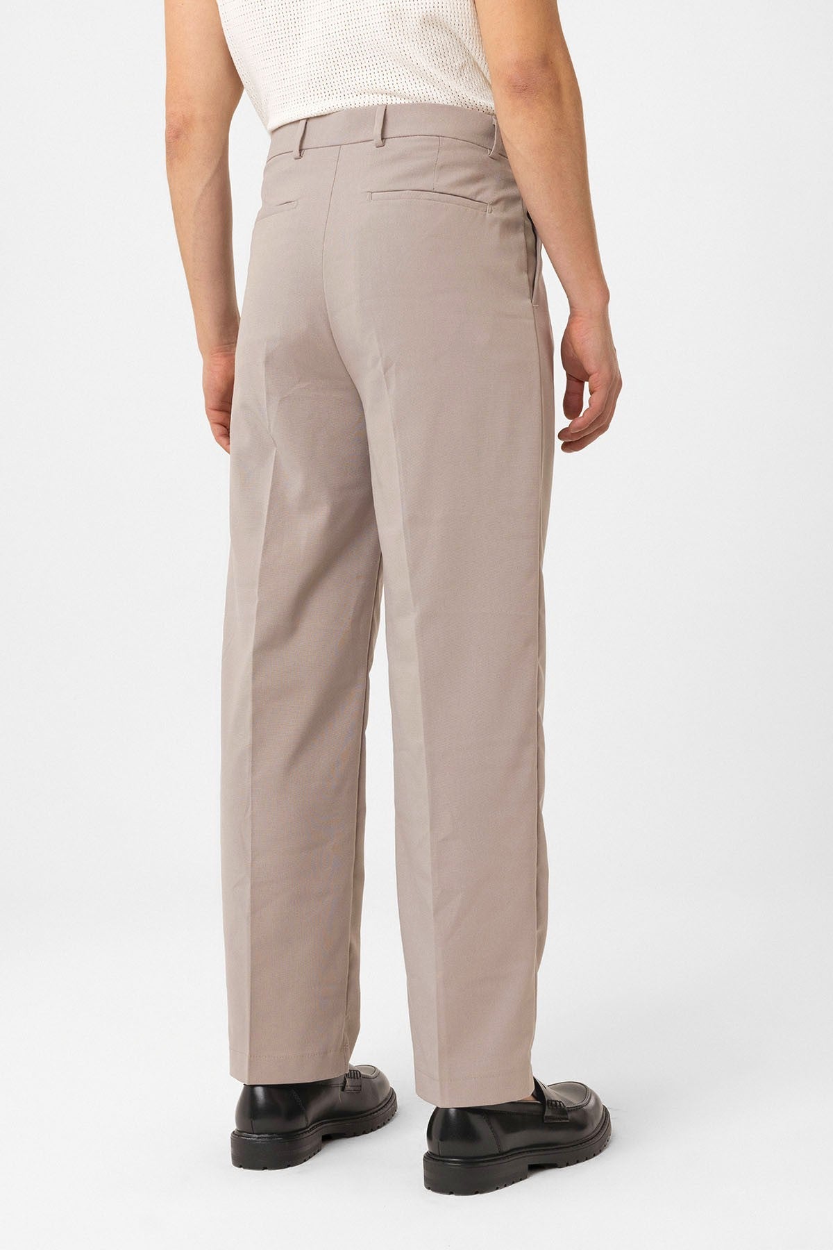 Çift Pileli Baggy Fit Erkek Pantolon