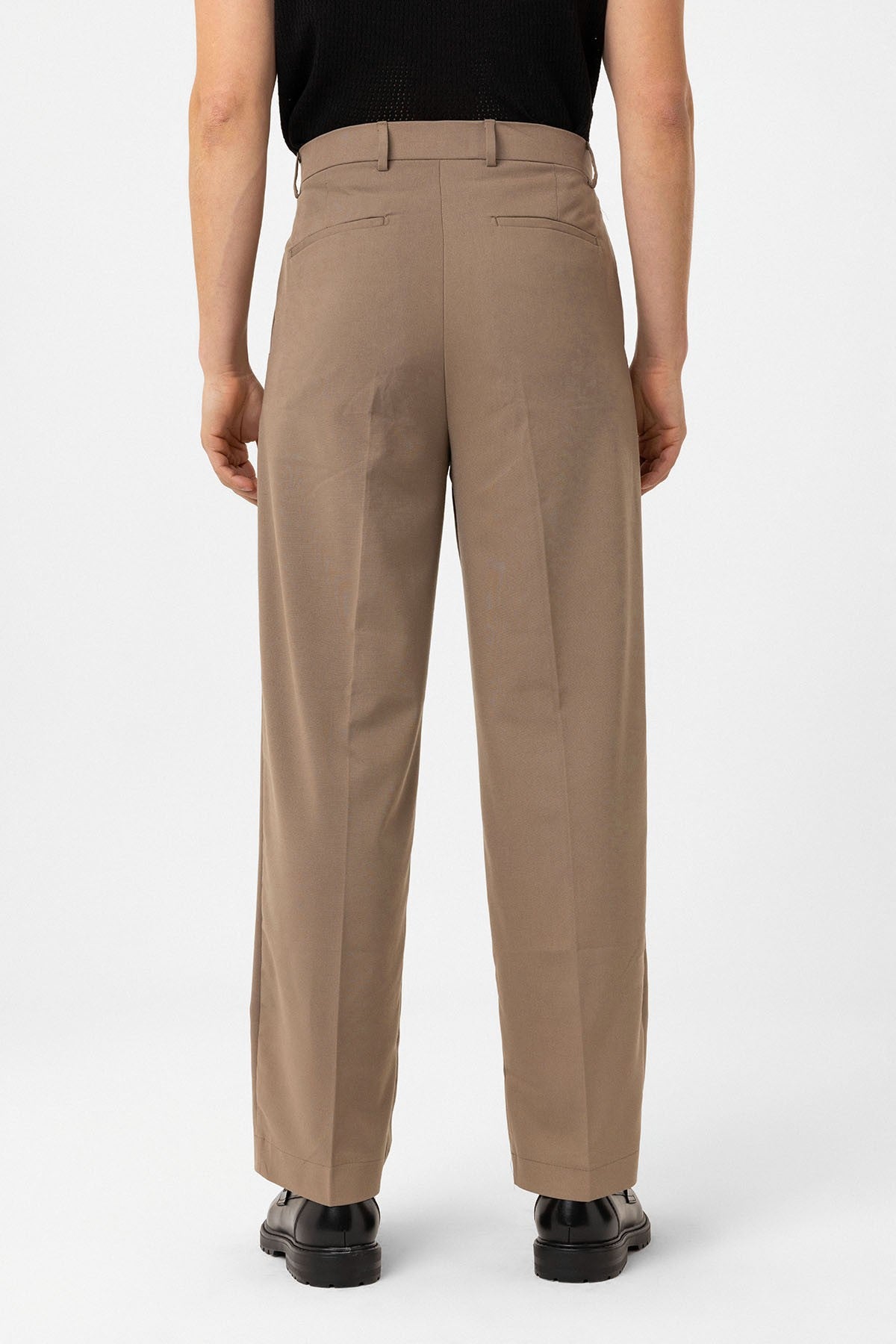 Çift Pileli Baggy Fit Erkek Pantolon