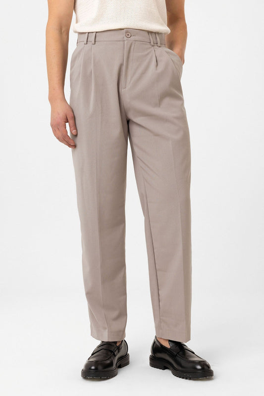 Çift Pileli Baggy Fit Erkek Pantolon