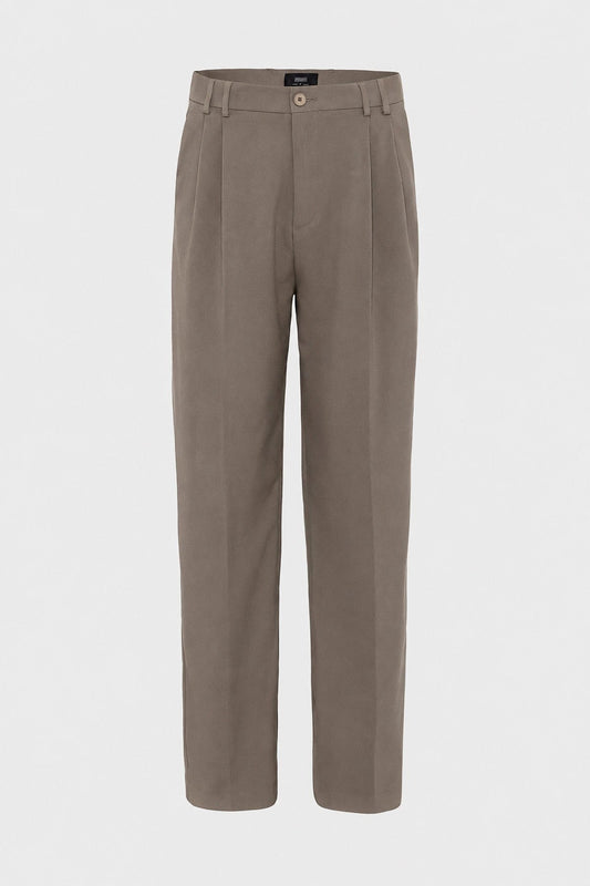 Çift Pileli Baggy Fit Erkek Pantolon