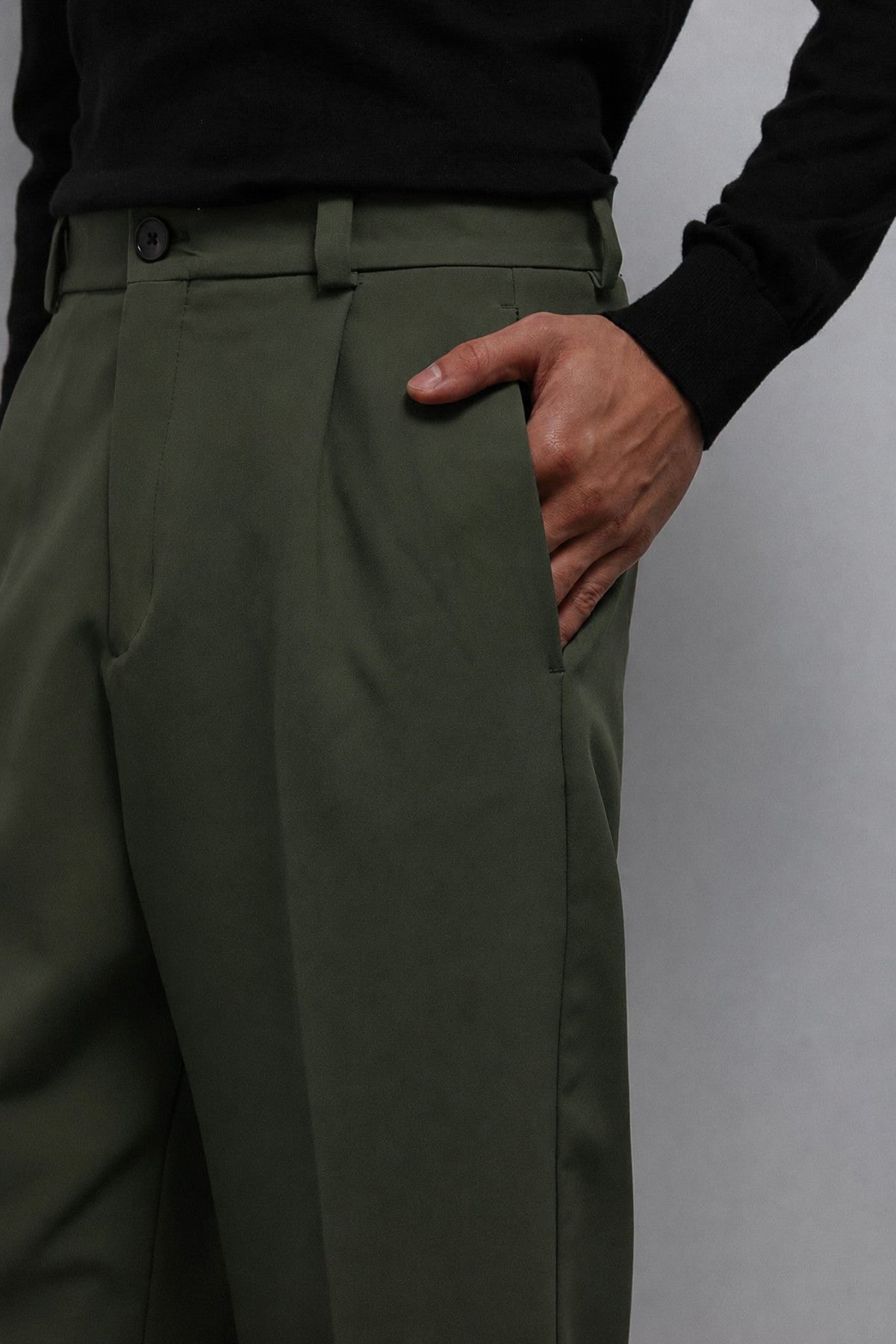 Antioch Relax Fit Baggy Pilili Erkek Pantolon