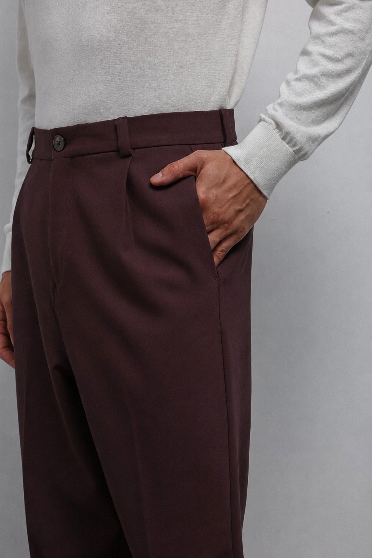 Antioch Relax Fit Baggy Pilili Erkek Pantolon