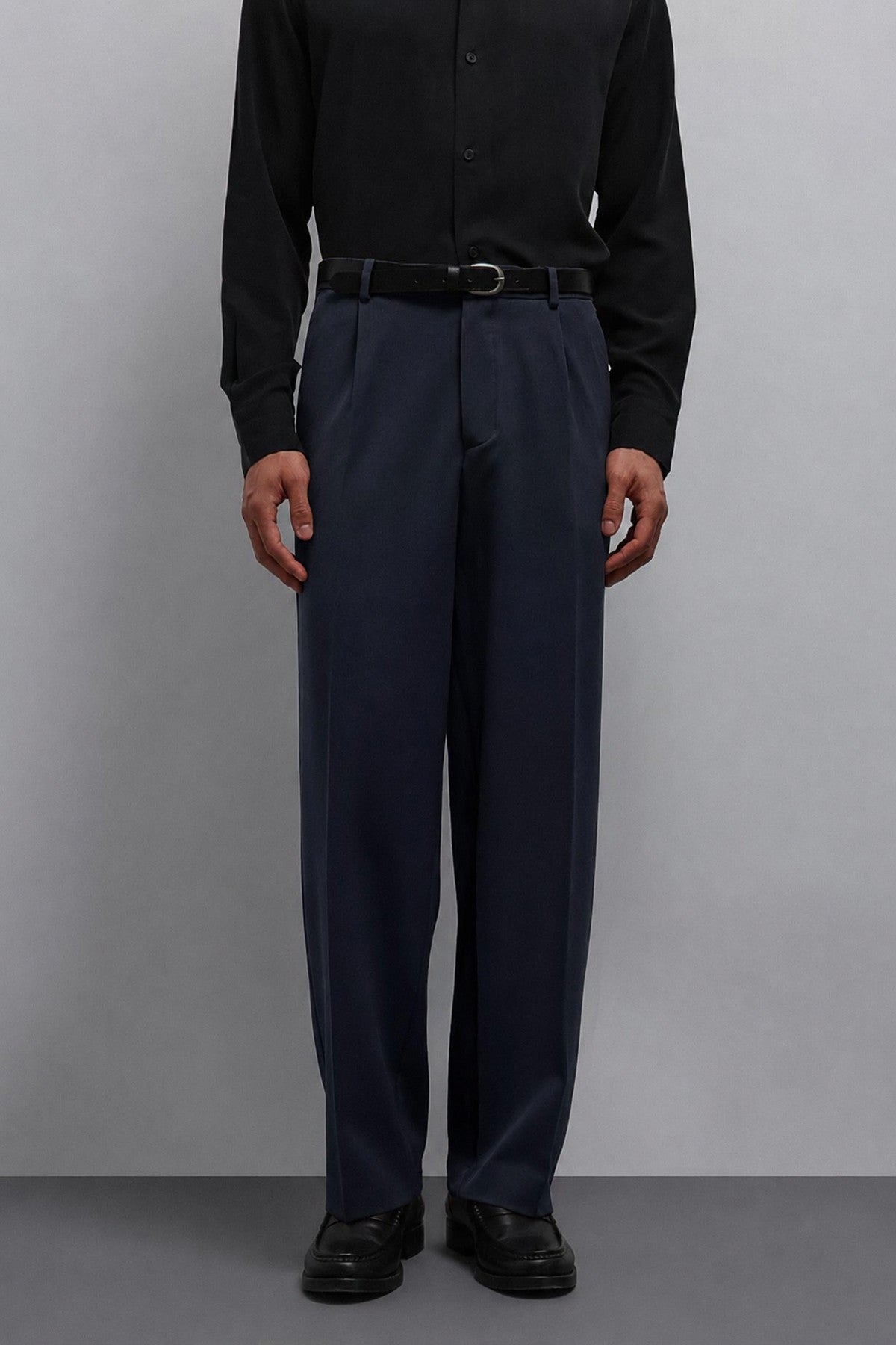 Antioch Relax Fit Baggy Pilili Erkek Pantolon