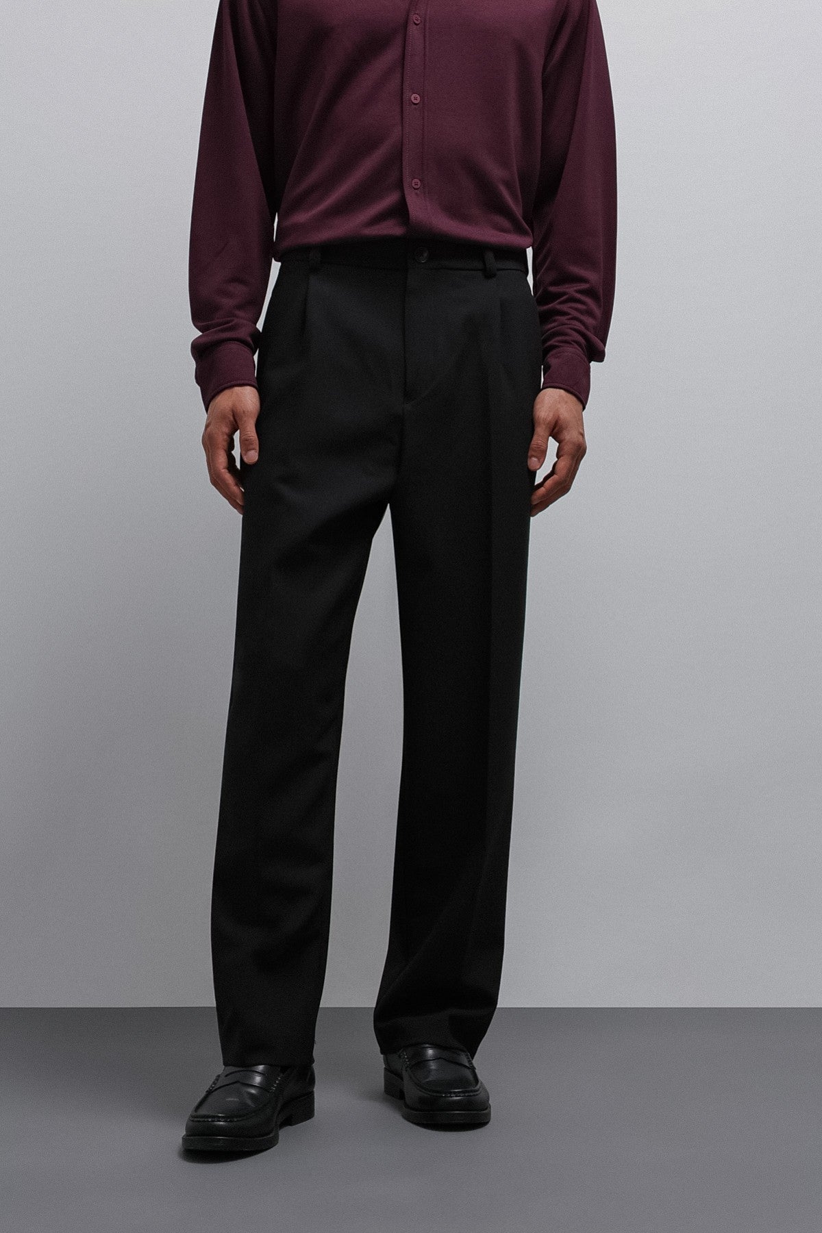 Antioch Relax Fit Baggy Pilili Erkek Pantolon
