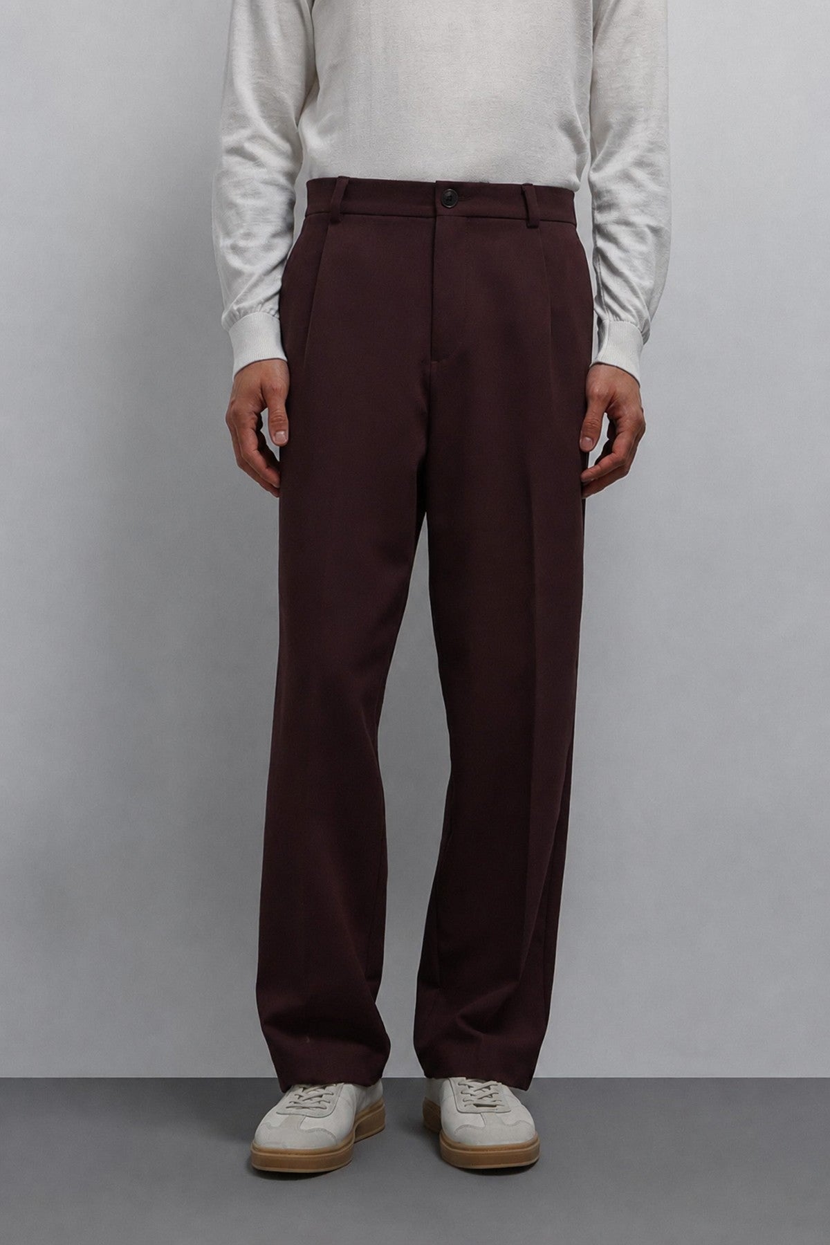 Antioch Relax Fit Baggy Pilili Erkek Pantolon