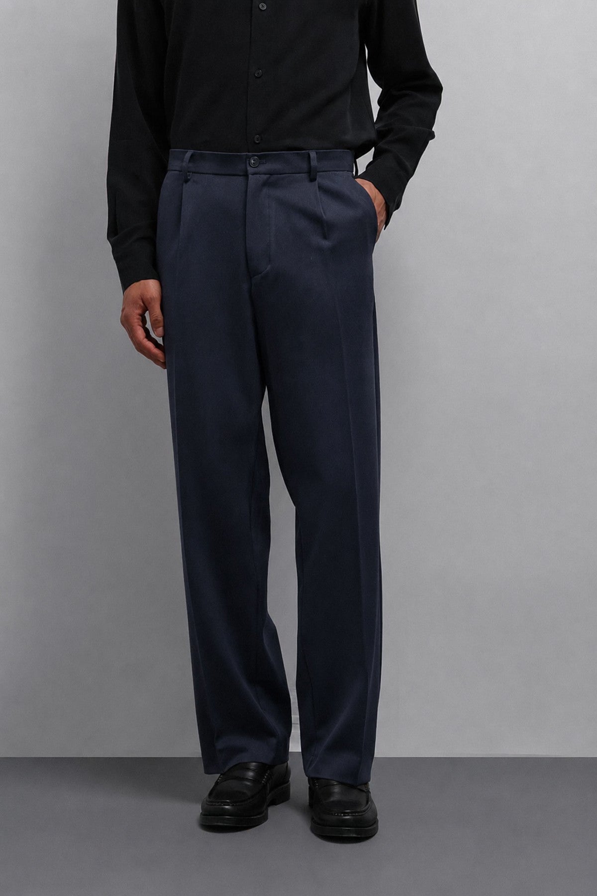 Antioch Relax Fit Baggy Pilili Erkek Pantolon