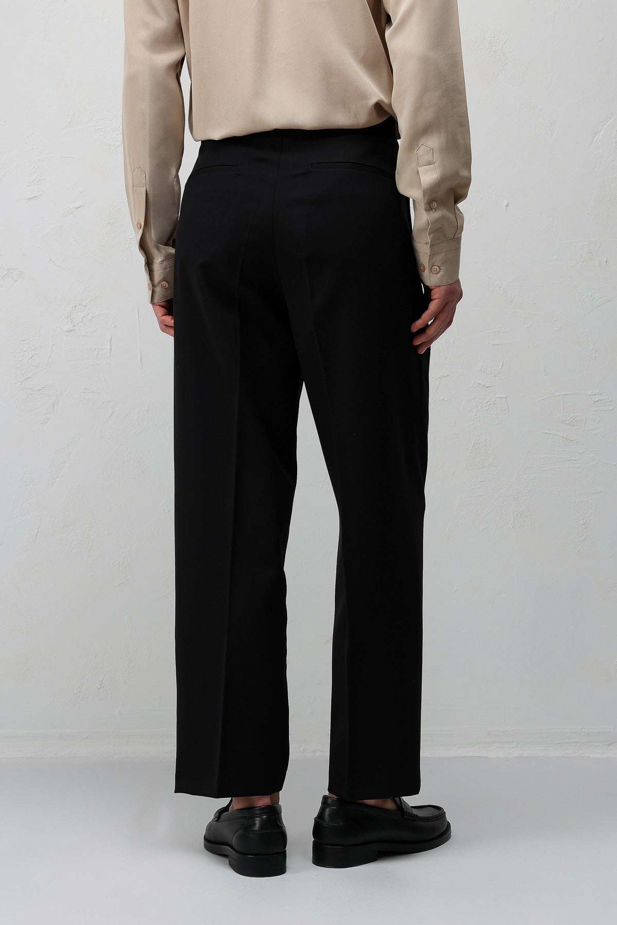 Relax Fit Pilili Erkek Pantolon