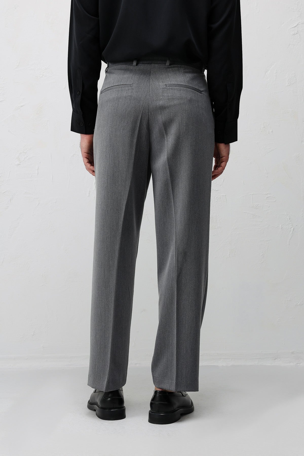 Relax Fit Pilili Erkek Pantolon