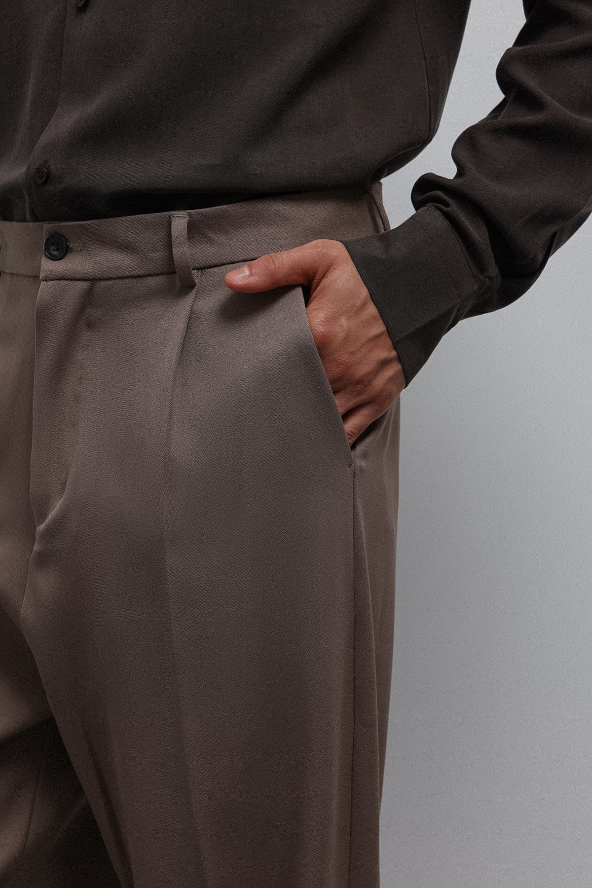 Relax Fit Pilili Erkek Pantolon