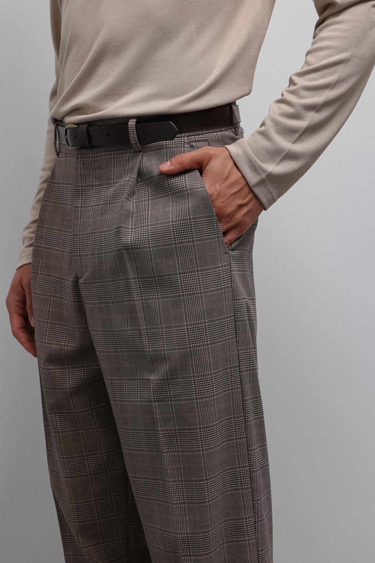 Antioch Relax Fit Ekoseli Erkek Pantolon