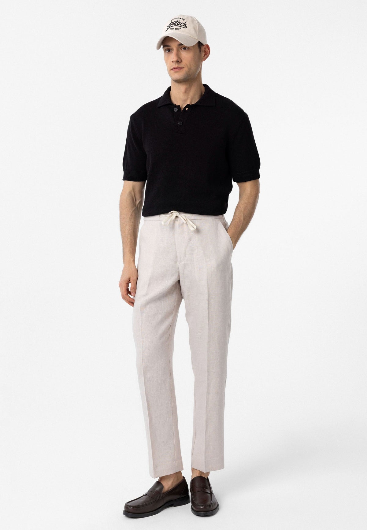 100% Pamuk Polo Yaka Triko T-Shirt