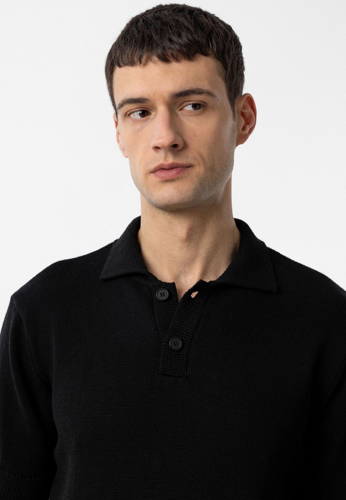 100% Pamuk Polo Yaka Triko T-Shirt