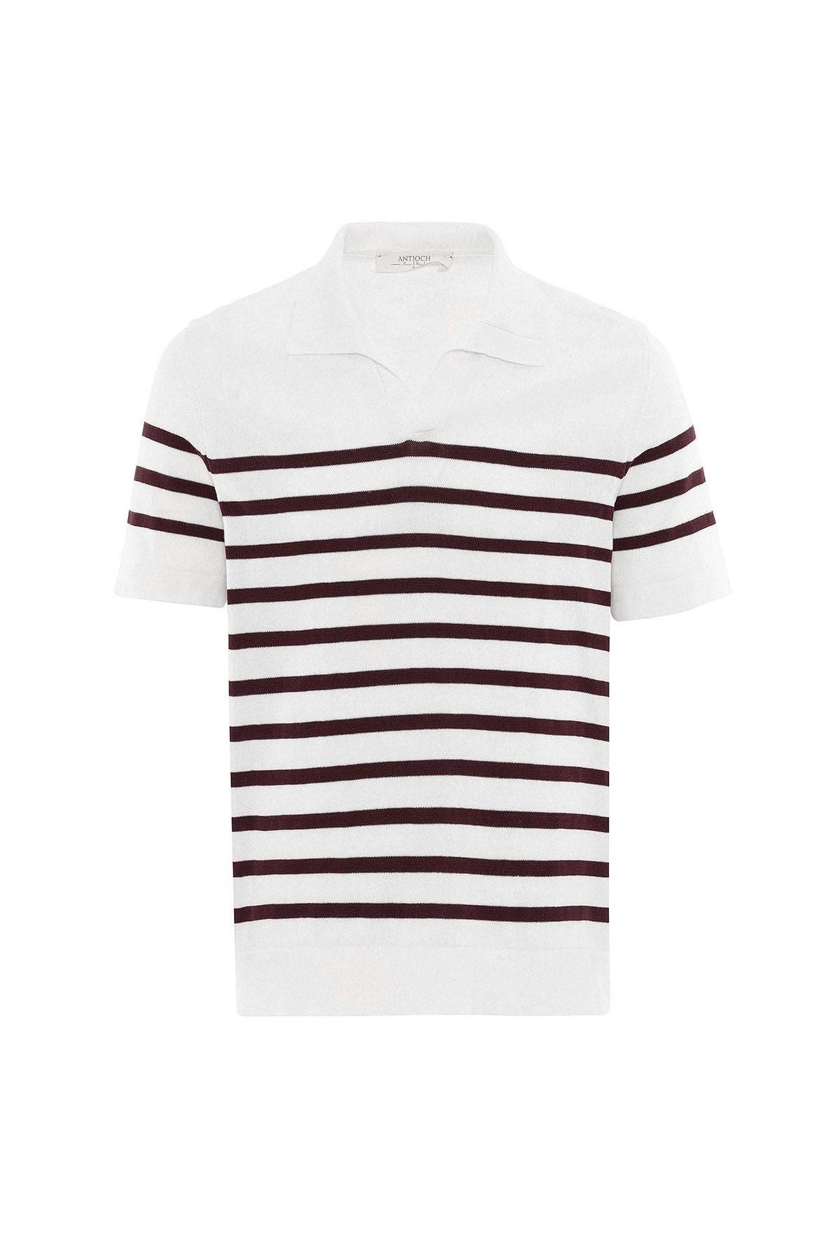 Antioch Polo Yaka Çizgili Erkek Triko T-Shirt