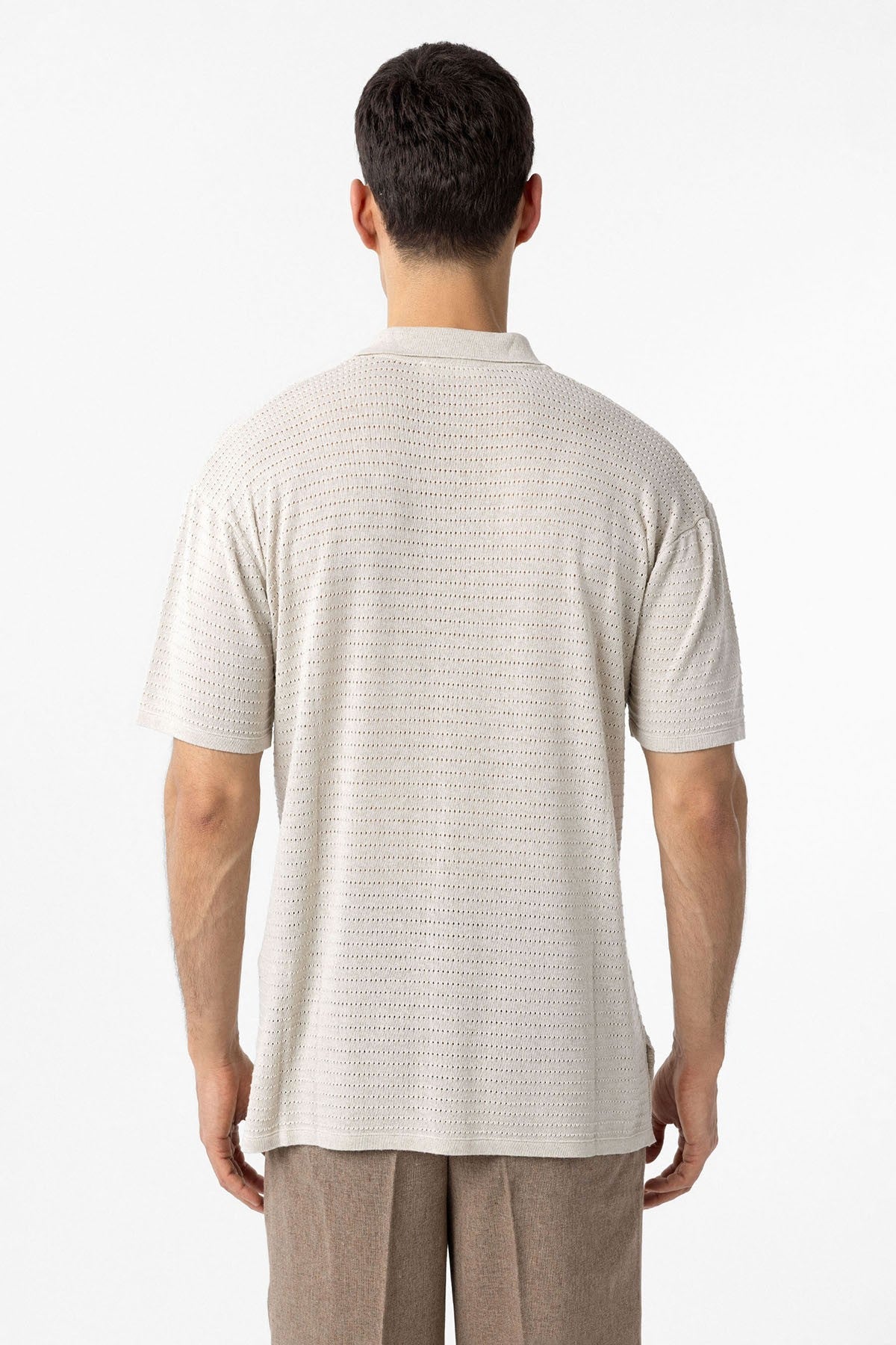 Antioch Polo Yaka Dokulu Erkek Triko T-Shirt