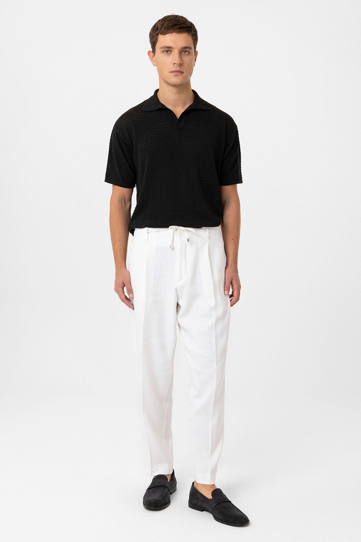 Antioch Polo Yaka Dokulu Erkek Triko T-Shirt
