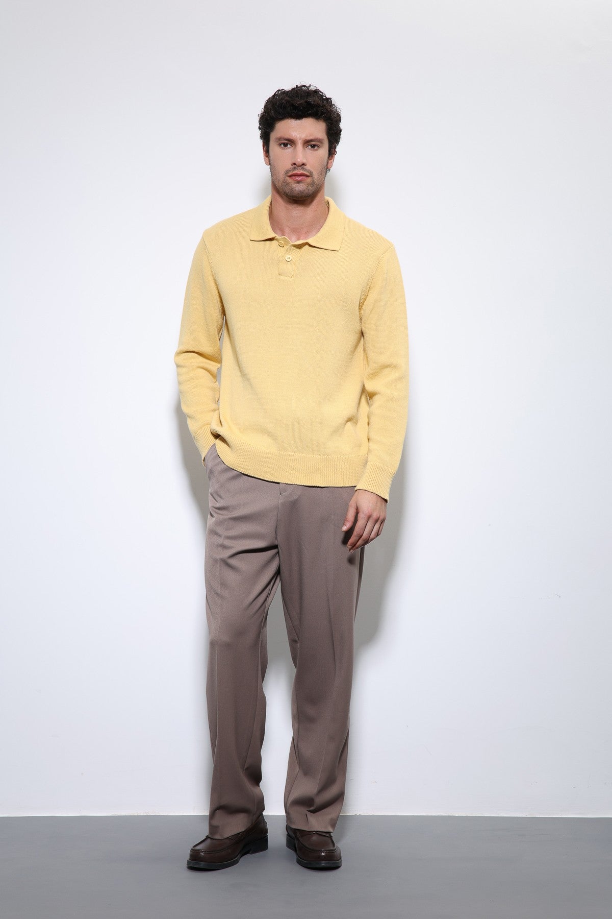 Antioch Polo Yaka Basic Erkek Kazak