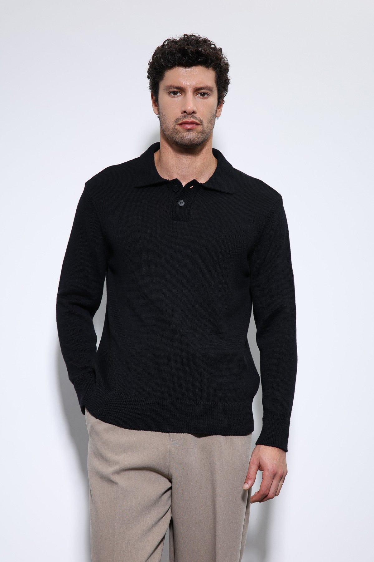 Antioch Polo Yaka Basic Erkek Kazak