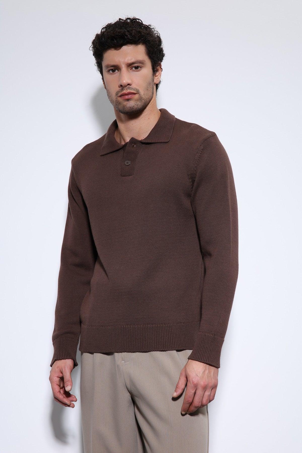 Antioch Polo Yaka Basic Erkek Kazak