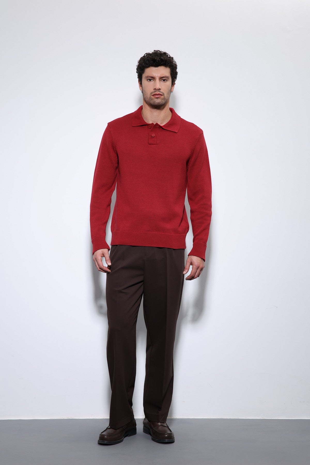 Antioch Polo Yaka Basic Erkek Kazak