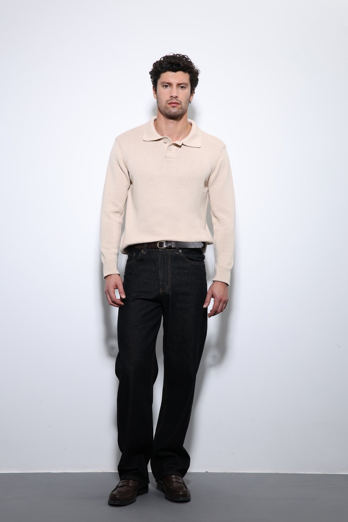 Antioch Polo Yaka Basic Erkek Kazak