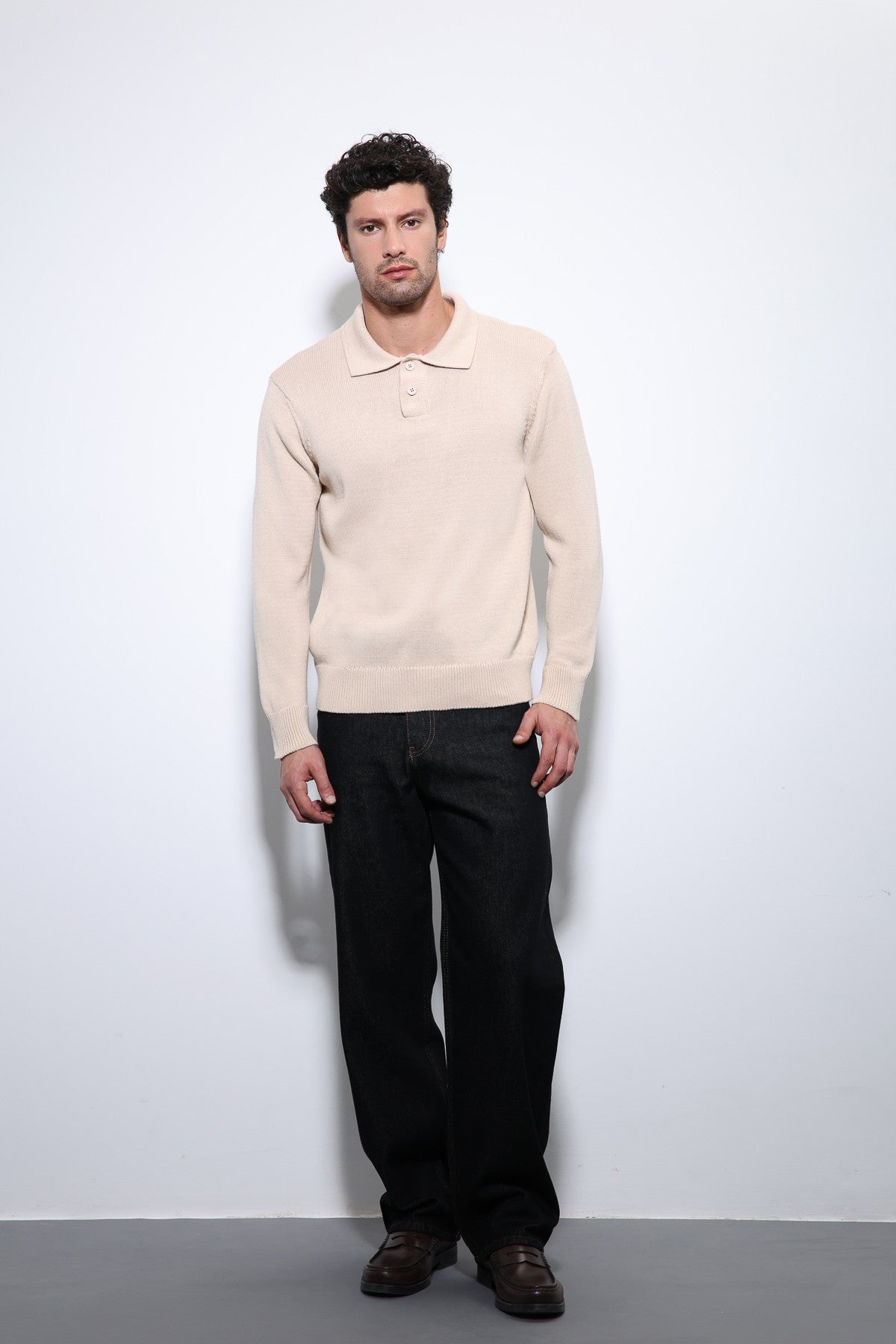Antioch Polo Yaka Basic Erkek Kazak