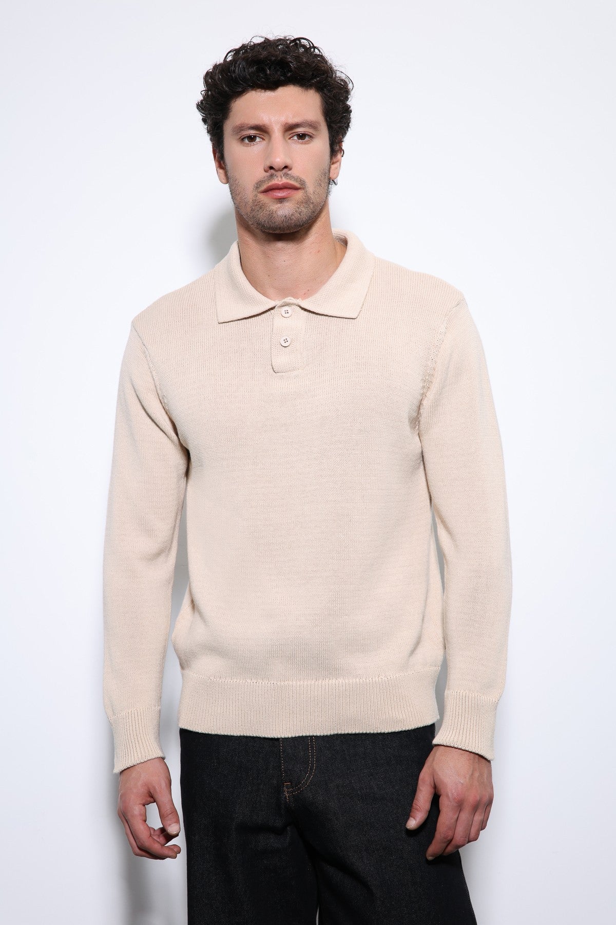 Antioch Polo Yaka Basic Erkek Kazak