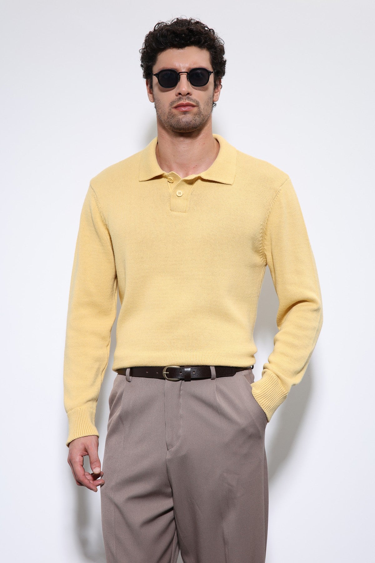 Antioch Polo Yaka Basic Erkek Kazak