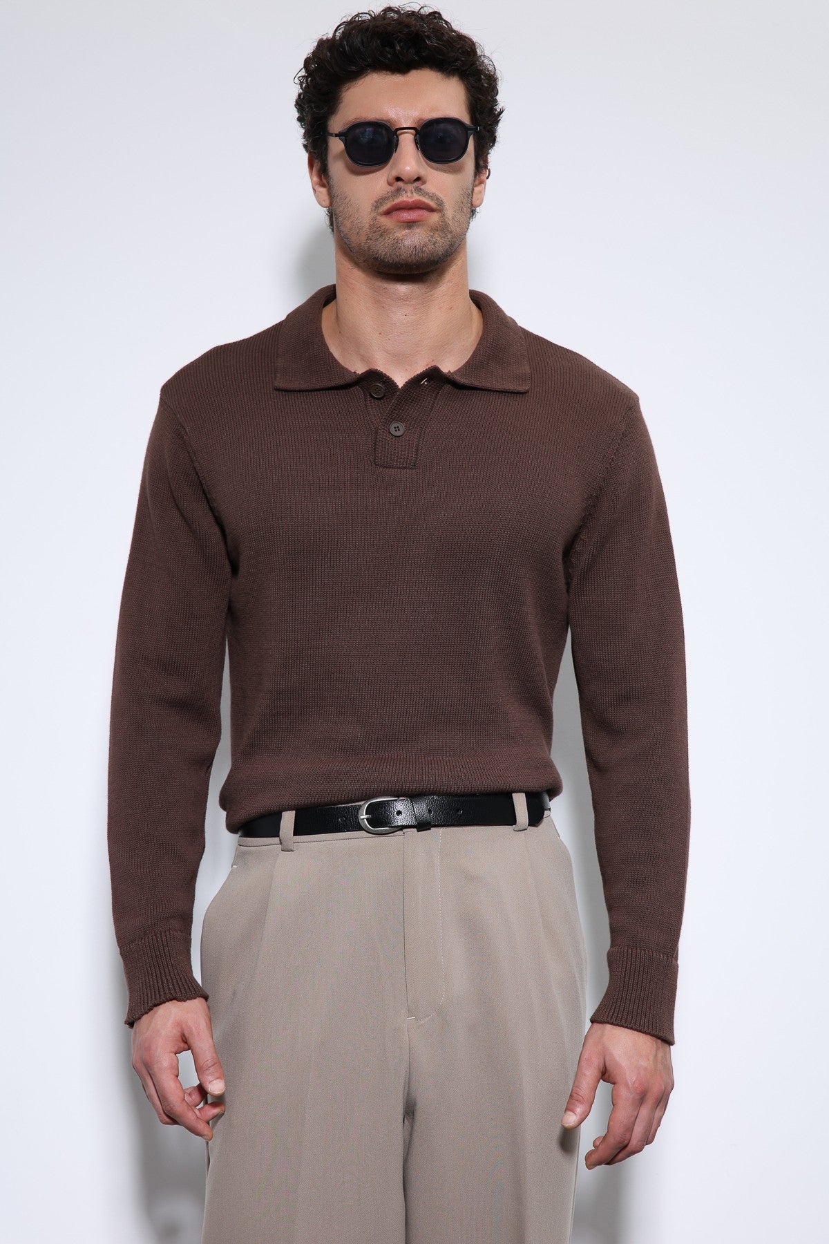 Antioch Polo Yaka Basic Erkek Kazak