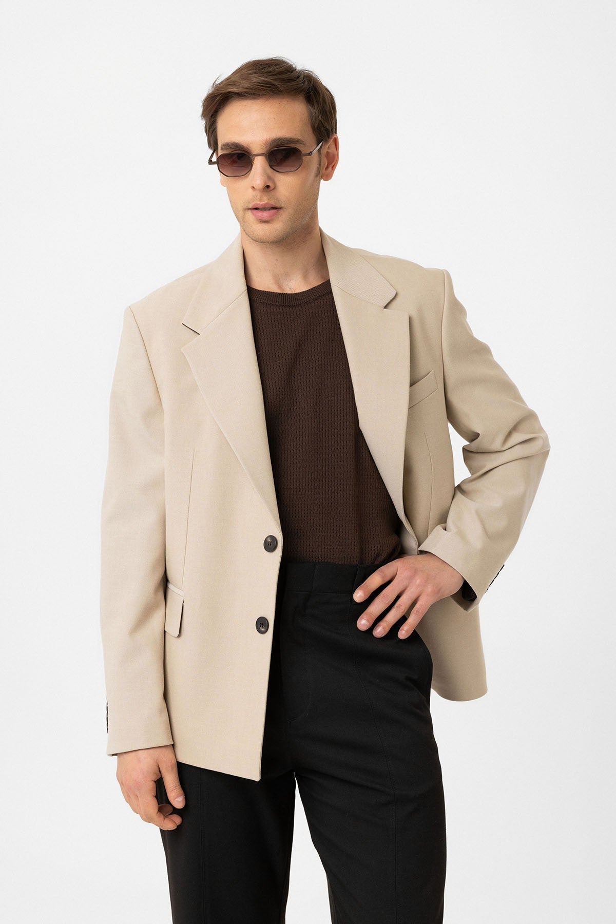 Antioch Relax Fit Erkek Blazer Ceket