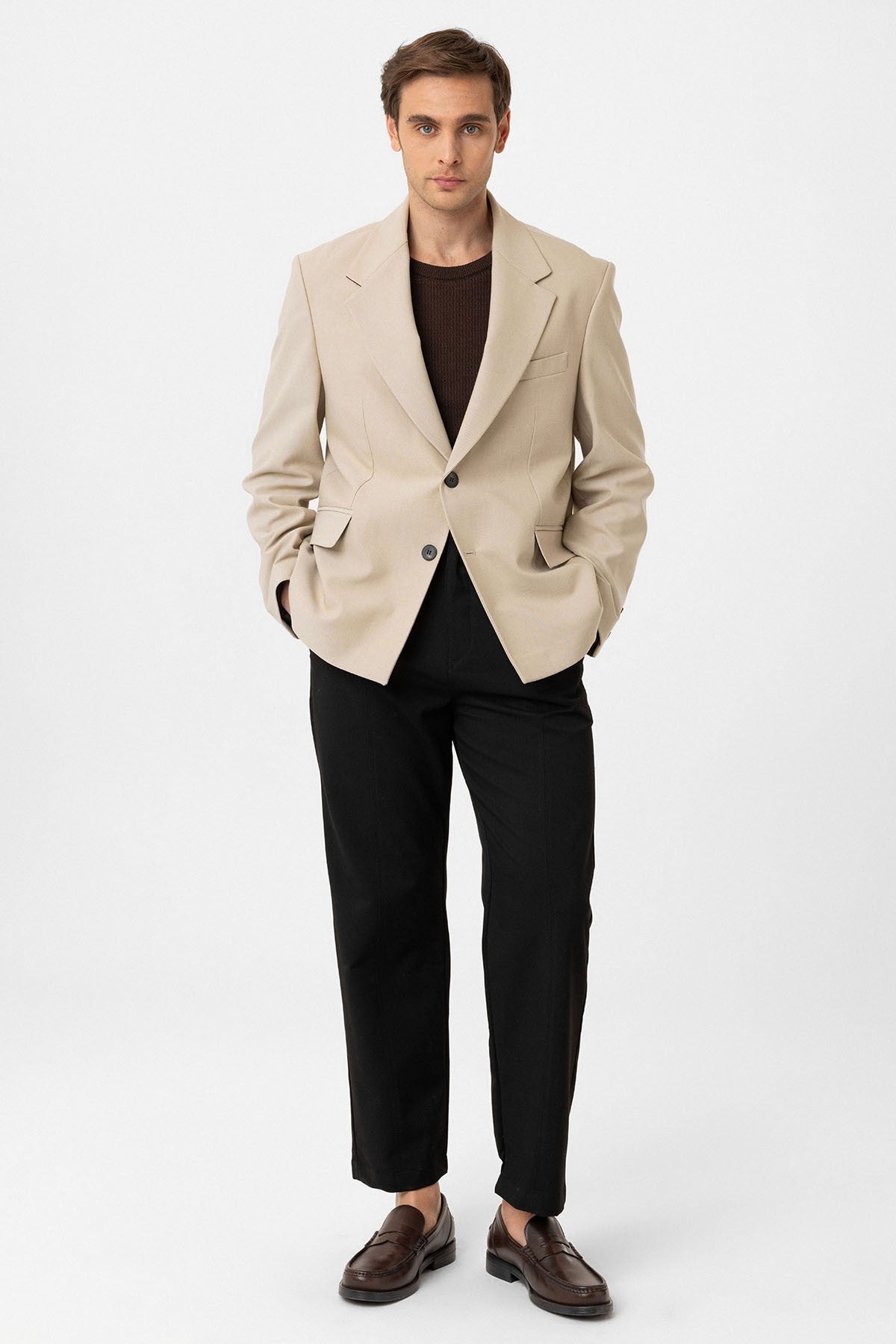 Antioch Relax Fit Erkek Blazer Ceket