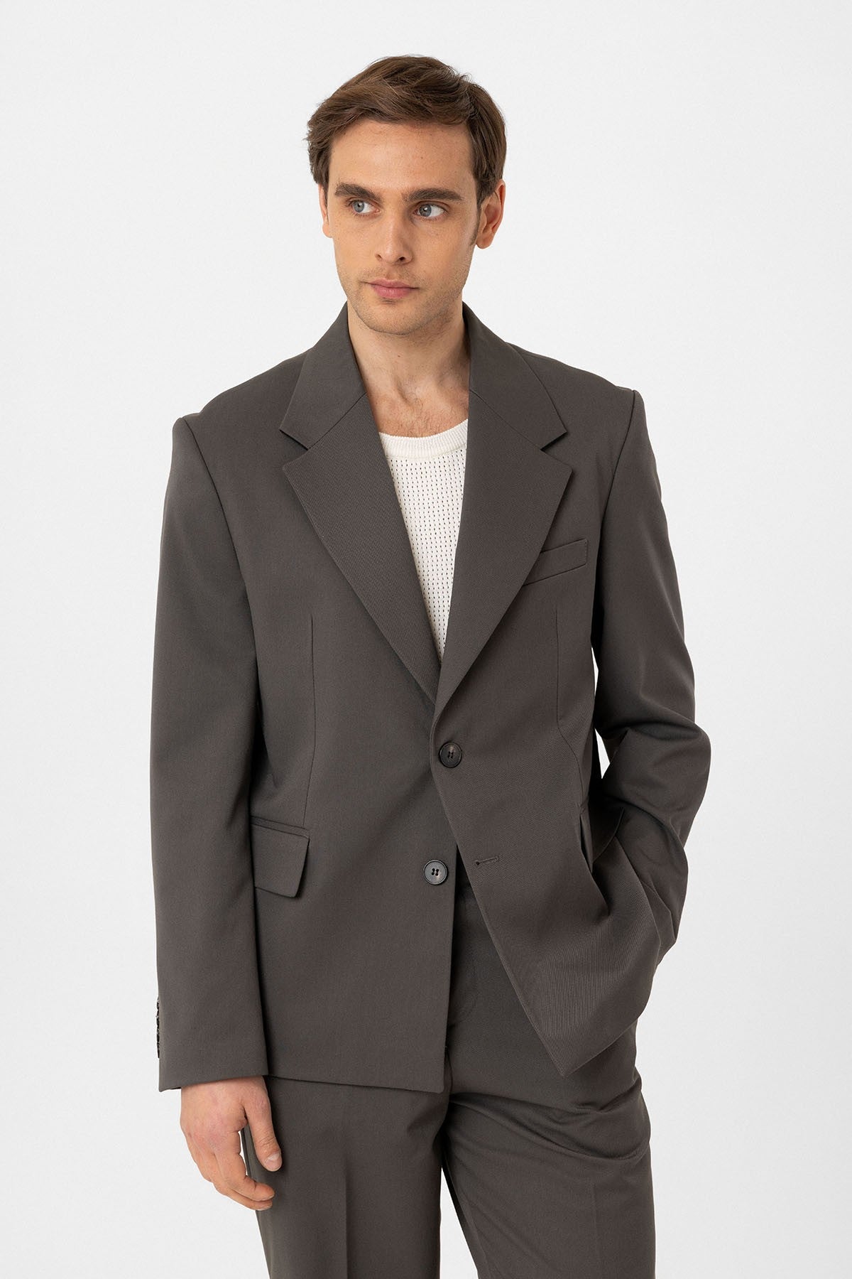Antioch Relax Fit Erkek Blazer Ceket