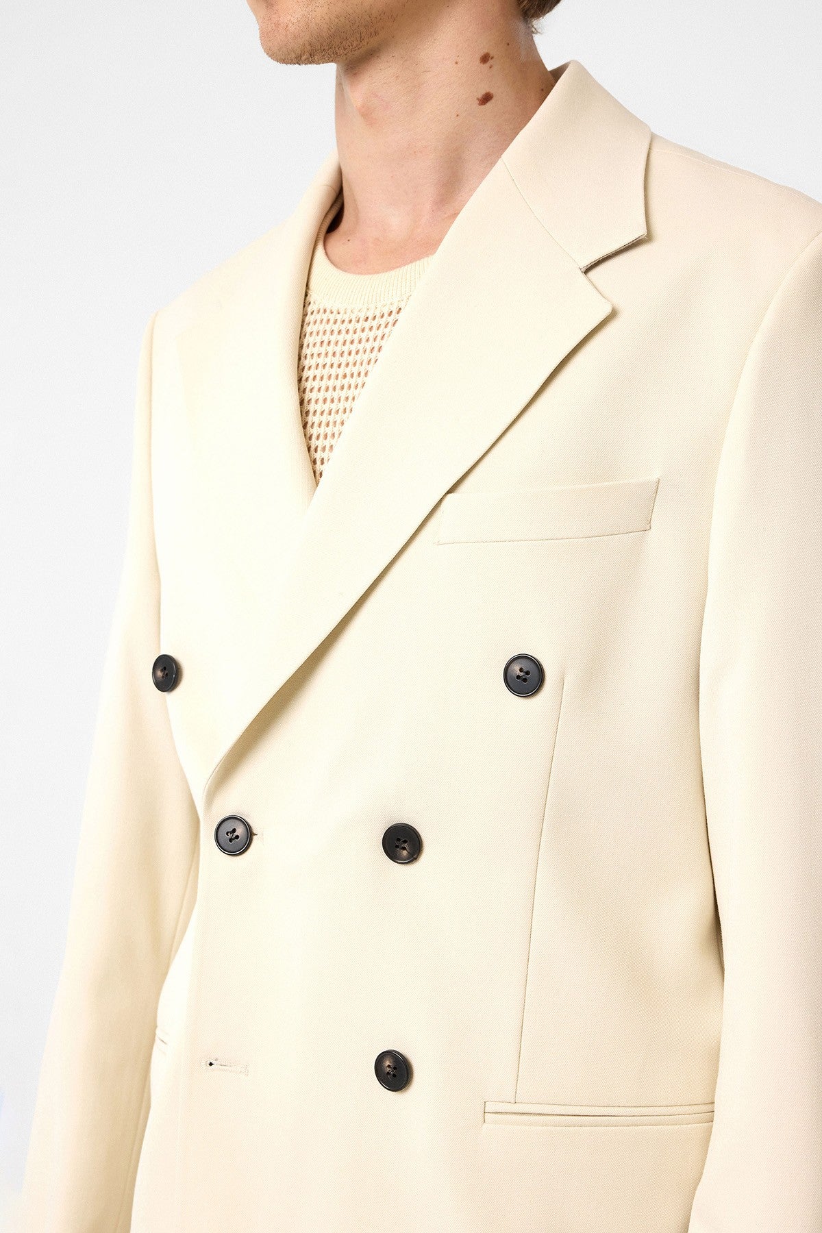 Antioch Relax Fit Kruvaze Erkek Blazer Ceket