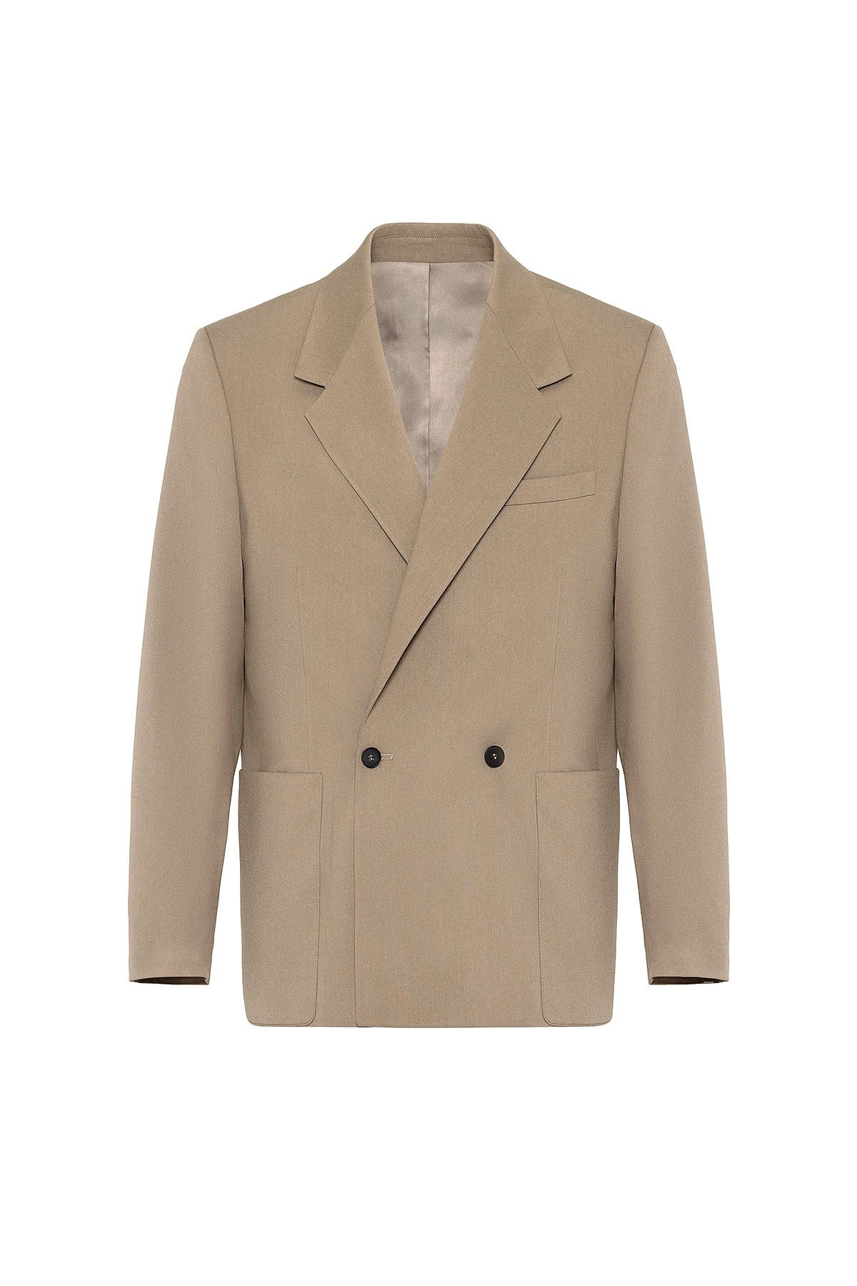 Antioch Relax Fit Kruvaze Kapama Erkek Teknik Blazer Ceket